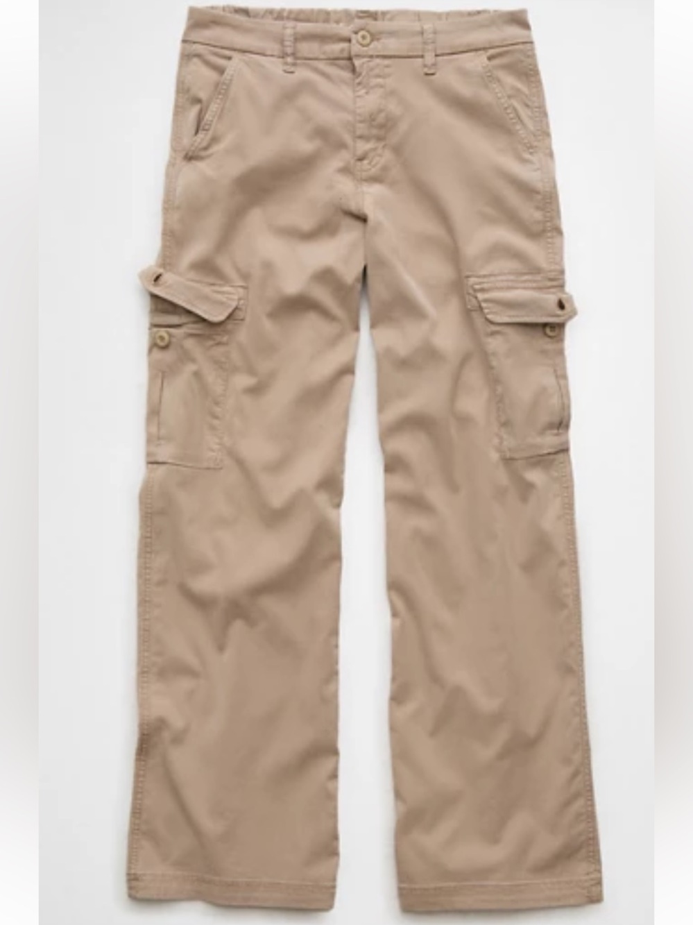 AE dreamy drape baggy wide leg stretch cargo pants NWT 8 long